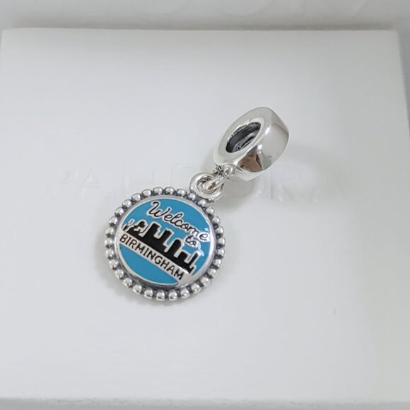 Pandora Welcome to Birmingham Exclusive Dangle Charm with box - Picture 3 of 6